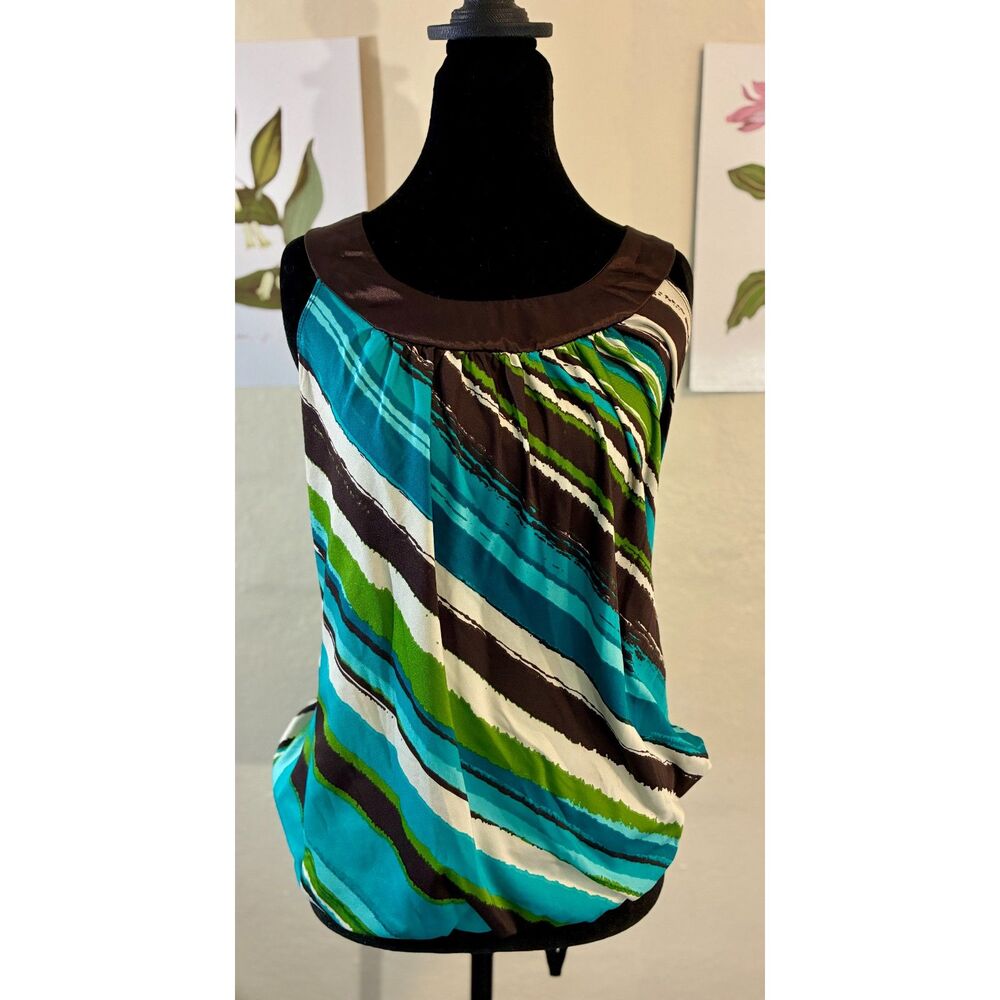 Vintage 2000's HeartSoul abstract print blouse Size L